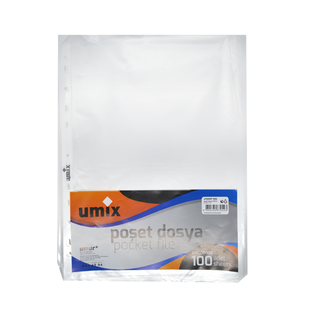 UMIX POŞET DOSYA A4 100'LÜ