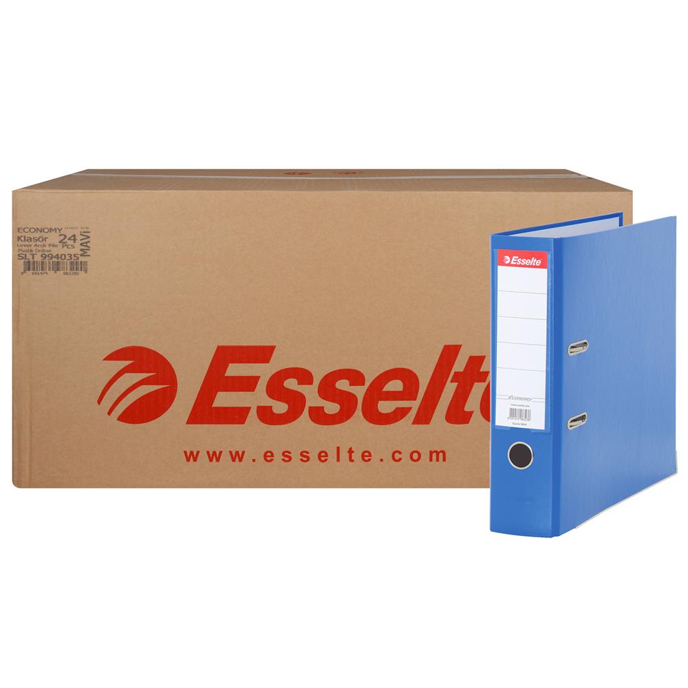 PLASTİK KLASÖR ESSELTE GENİŞ MAVİ