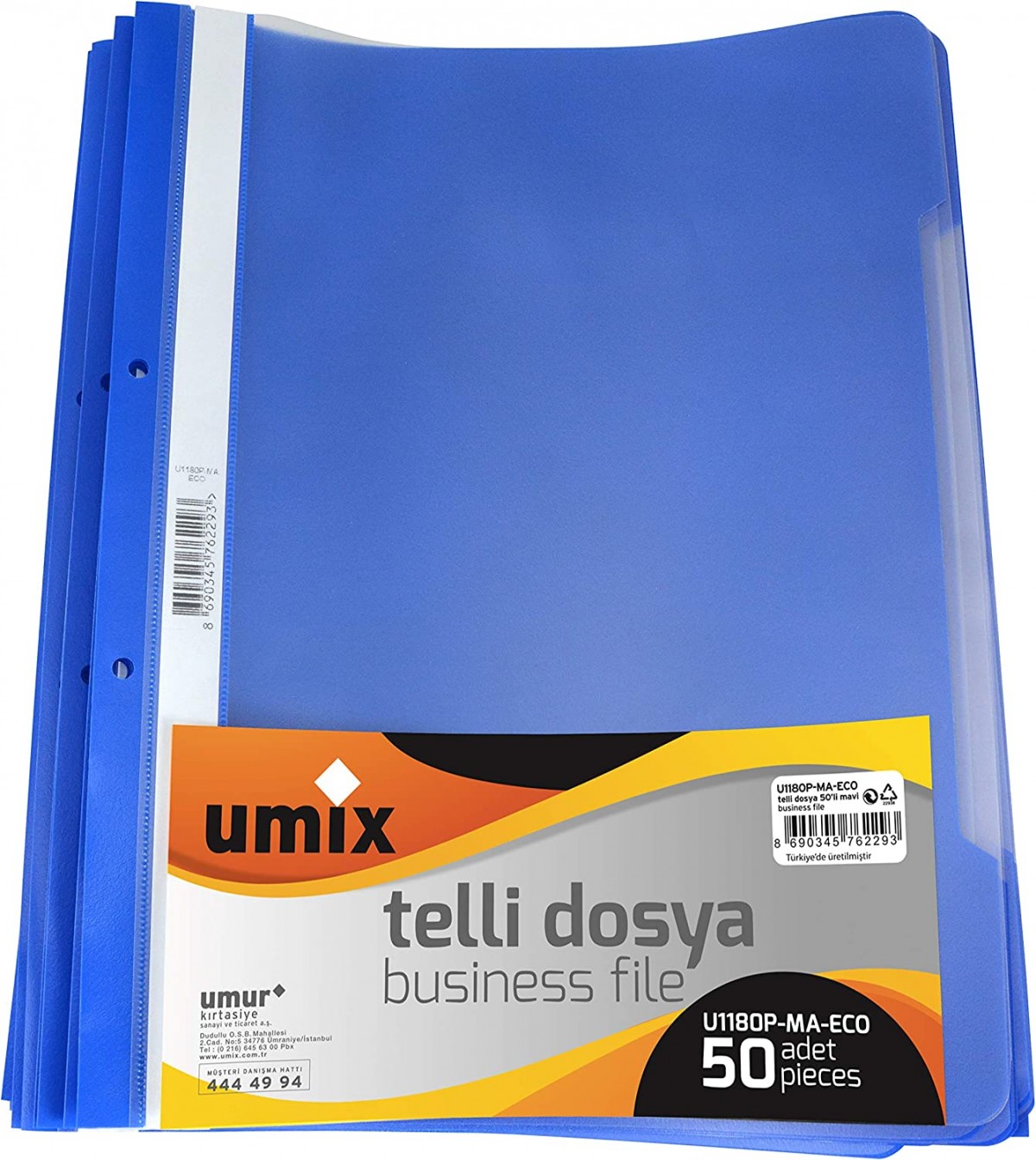 UMIX TELLİ DOSYA 50'Lİ